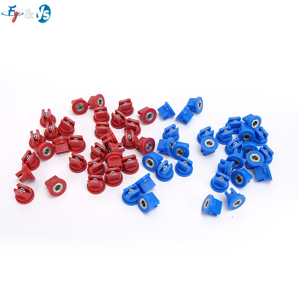 110° Flat Fan Spray Nozzle, High Pressure Atomizing Tip for Agricultural Drone Sprayer, Different Color Flow Rate Optional