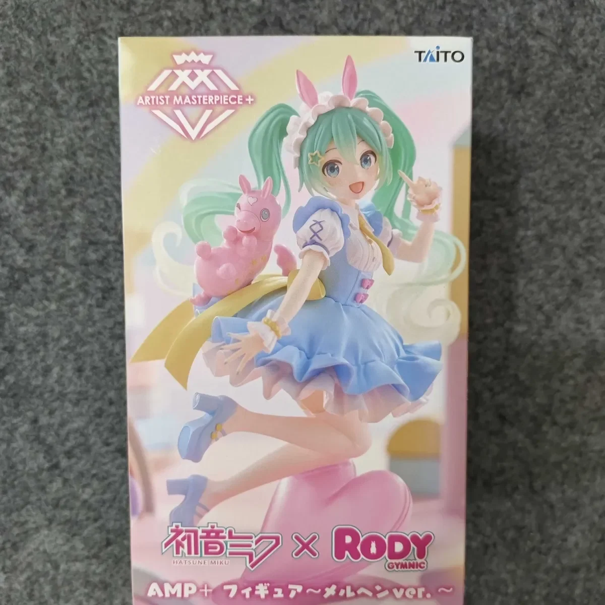 

Hatsune Miku Rody Wonderland Anime PVC Action Figurine TAITO AMP Fairy Tale Series Collectible Model Toy Birthday Gift for Fans