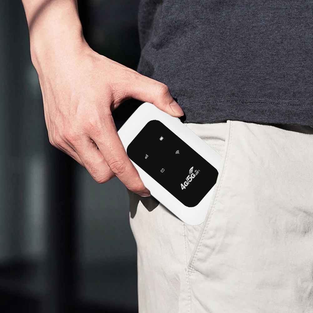 4G LTE موبايل واي فاي راوتر مع فتحة للبطاقات SIM 150Mbps راوتر لاسلكي مكرر مودم واي فاي لاسلكي للتخييم المنزلي والمكتب RV