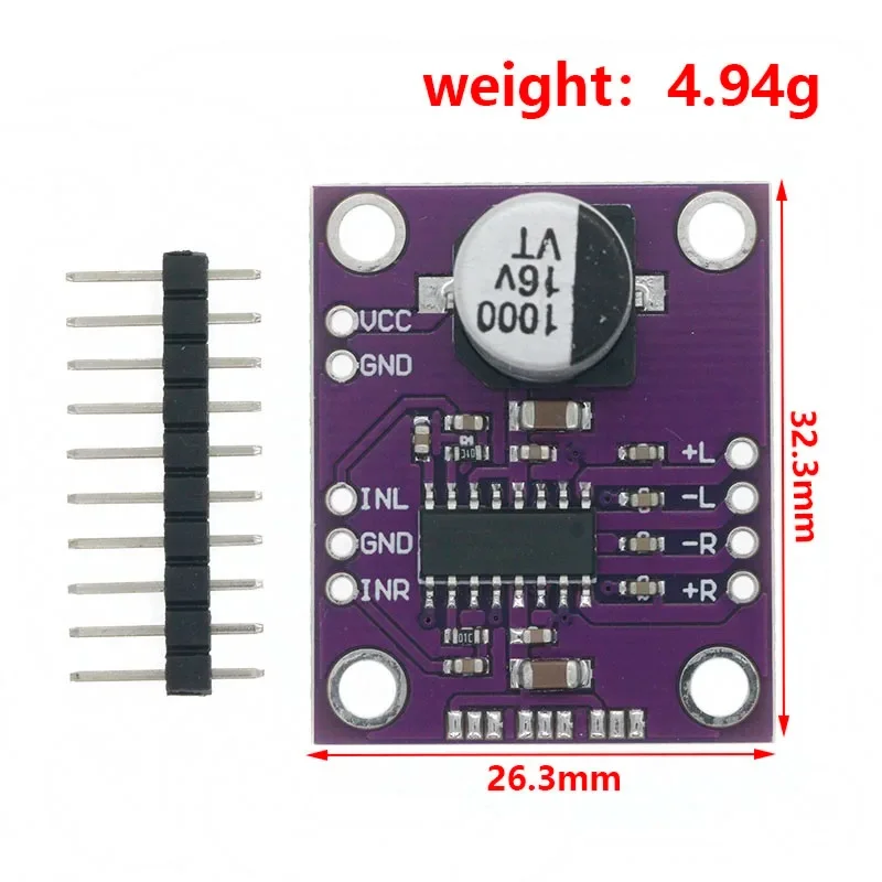 CJMCU-8406 PAM8406 No interference stereo class D audio power amplifier module development board
