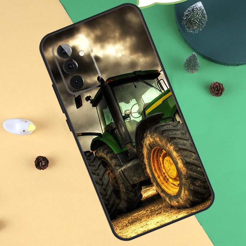 Farm Vehicle Tractor Case For Samsung Galaxy A55 A35 A25 A15 A51 A71 A12 A32 A52 A13 A33 A53 A54 A34 A14 Cover