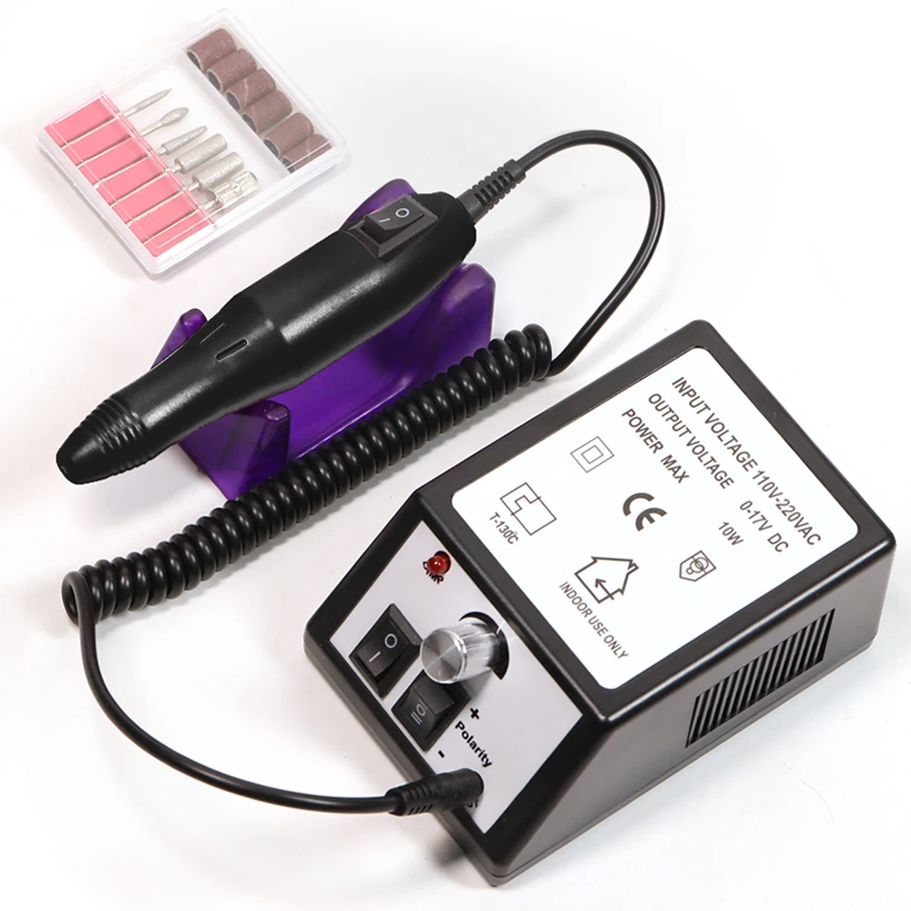 20000 RPM Professionele Nagelboormachine Set Nagelvijlen Boren Gel Polish Remover Gereedschap Geluidsarme Snijders Nagelvijl kit