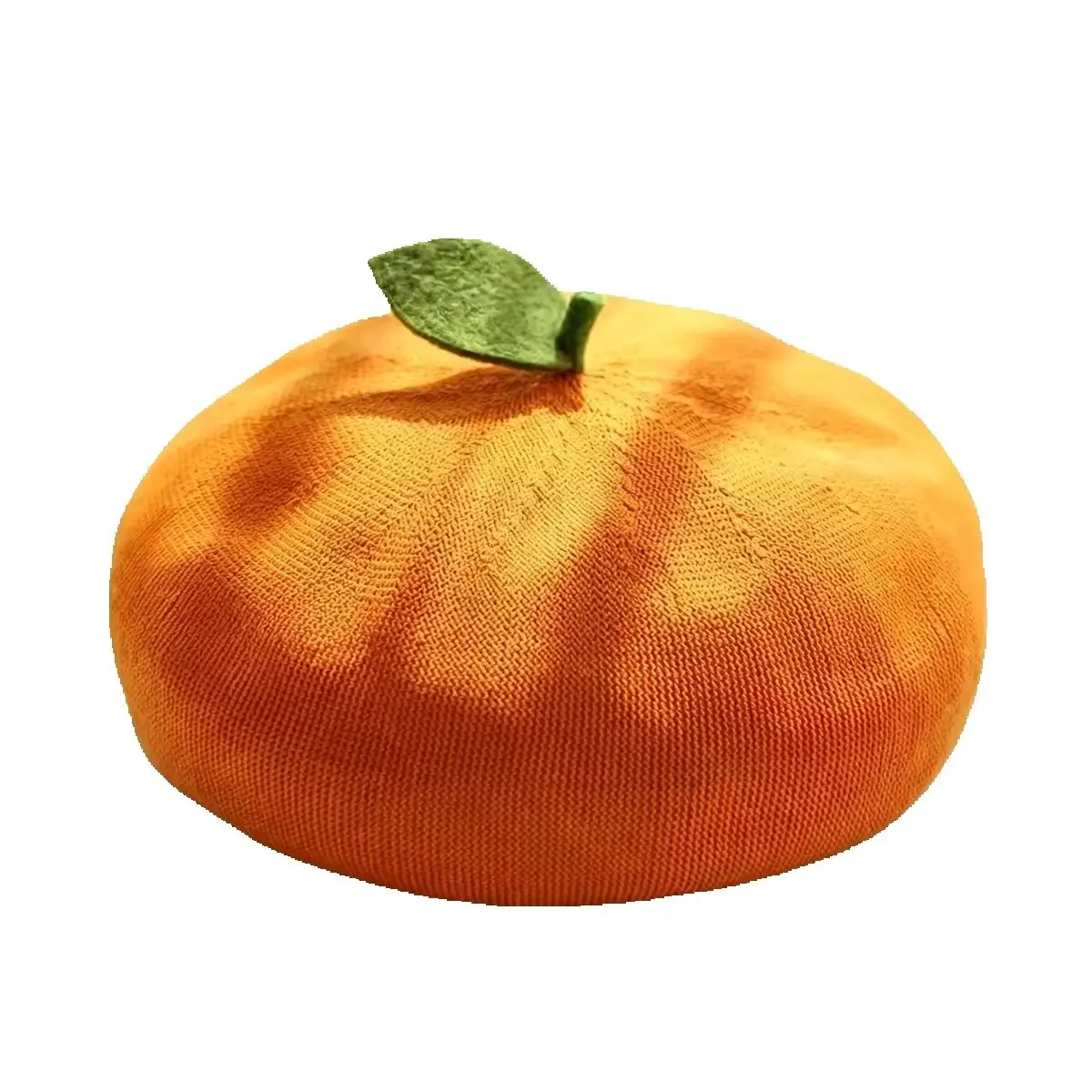 Japanese orange beret factory lady cute leaf painter hat wholesale spring and summer round breathable hat cross-border
