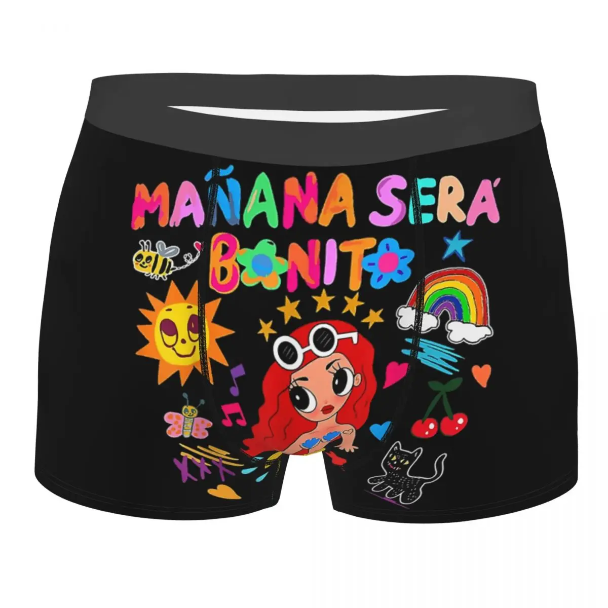 

Male Sexy Manana Sera Bonito Colombian Singer Karol G Underwear Boxer Briefs Men Breathbale Shorts Underpants