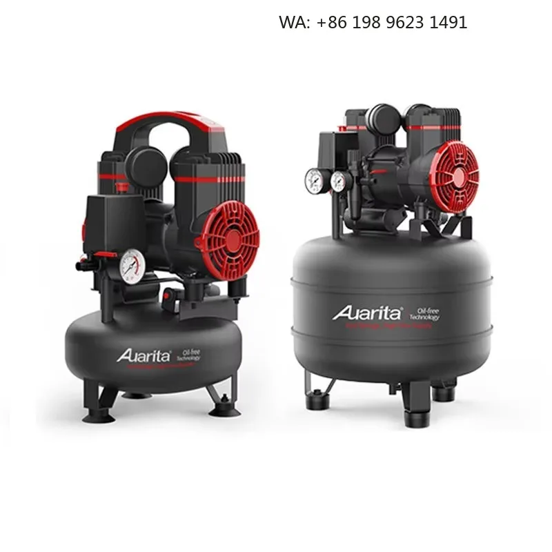 900W/600W/1450W*2 Piston Type Low Noise Quiet Oil-free Aircompressor Oil Free air Compressor
