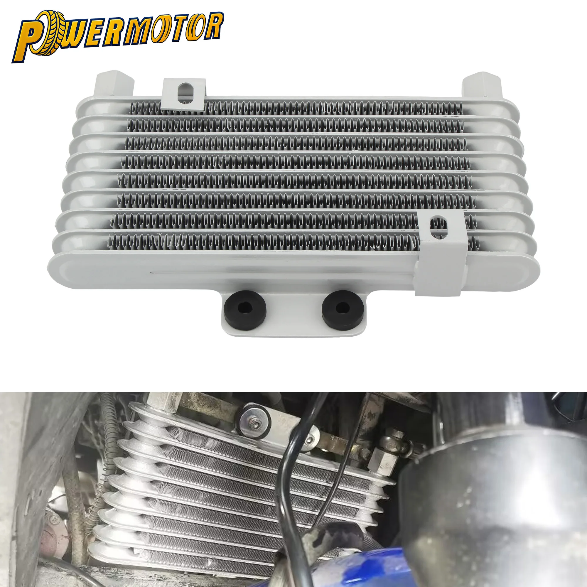

Universal Motorcycle 125ml Oil Cooler Radiator M12 Engine Oil Cooling Aluminum For ATV Quad Dirt Bike Motocross Modified Parts
