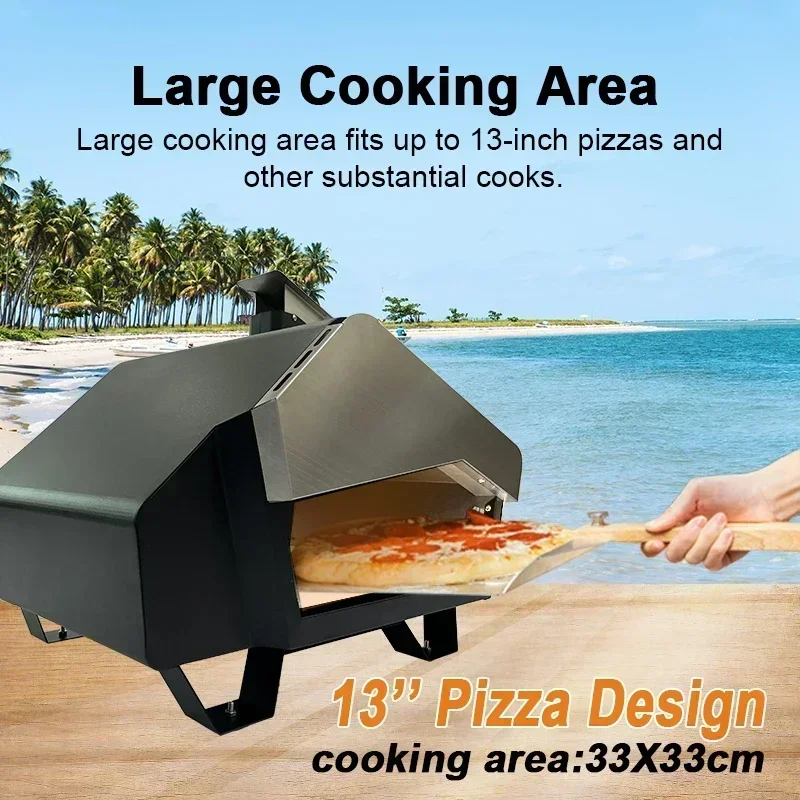 Wholesale price BBQ gas burner outdoor wooden pizza oven hot selling