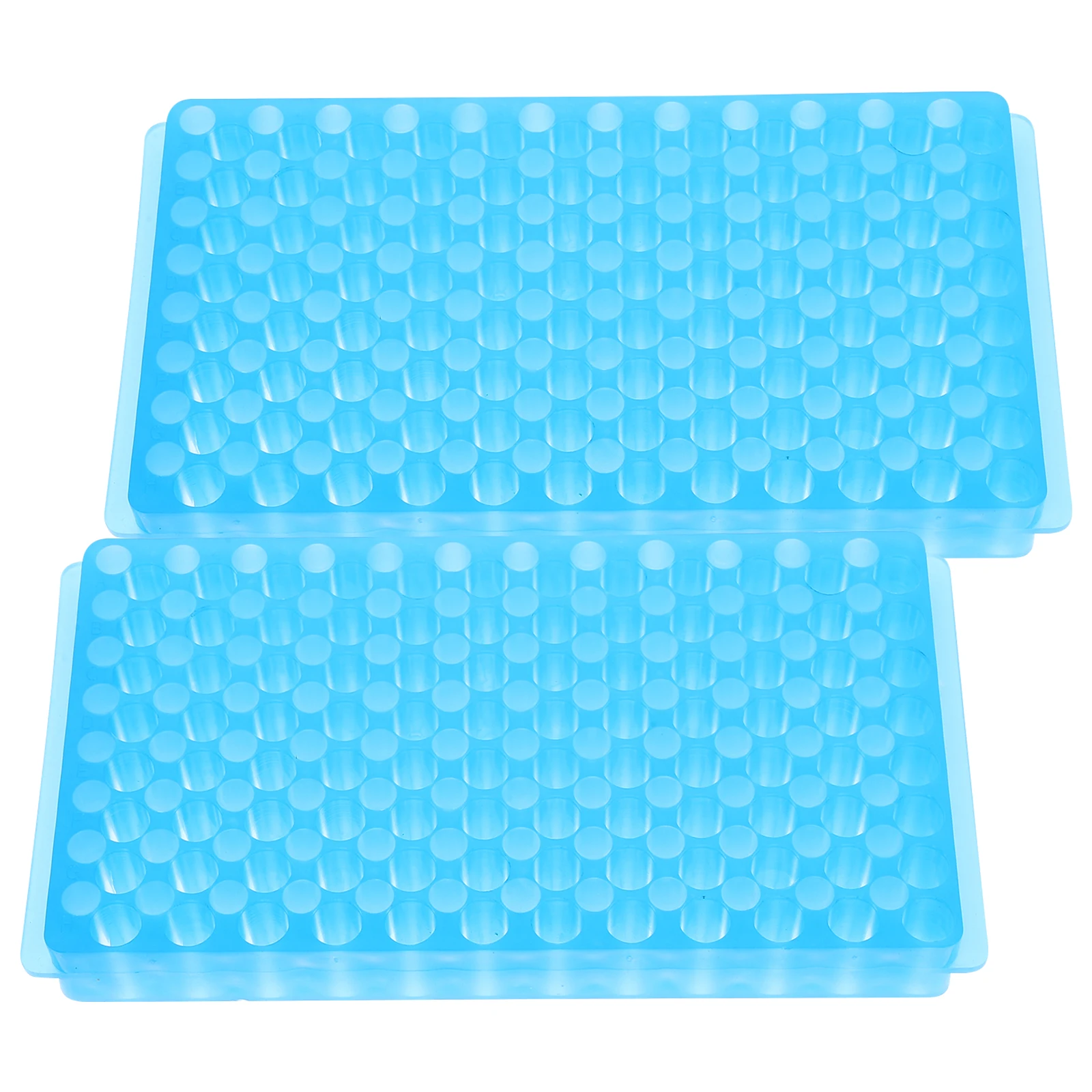 2Pcs Tube Rack for Laboratory 96 Holes Efficient Test Tube Storage Holder for Testing Samples Spill Prevention Design
