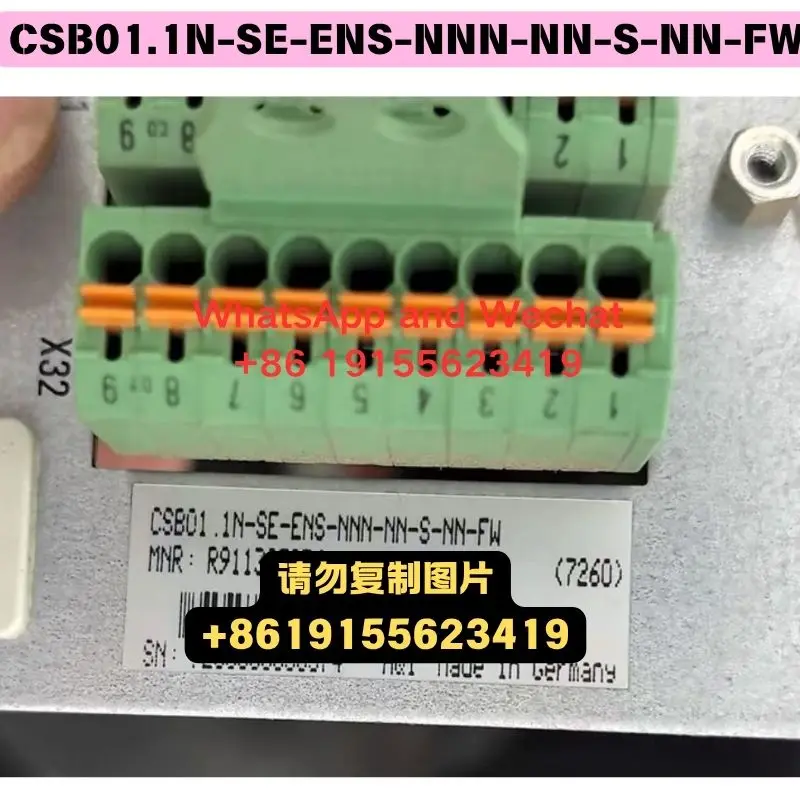 Used OEM disassembled parts CSB01.1N-SE-ENS-NNN-NN-S-NN-FW axis card Functional test OK Quick delivery