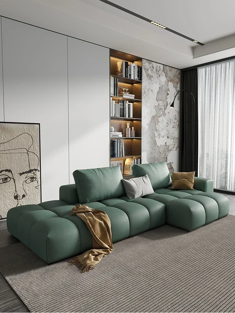 

Practical Fabric sofa, down, no wash, three proof technology fabric, nano living room, small unit combination