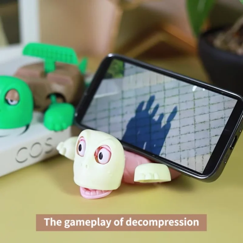 لطيف حامل هاتف السلحفاة دعم آيفون سامسونج المحمول حامل جوّال بلاستيكي فتاة هدية سطح المكتب الديكور كوستر