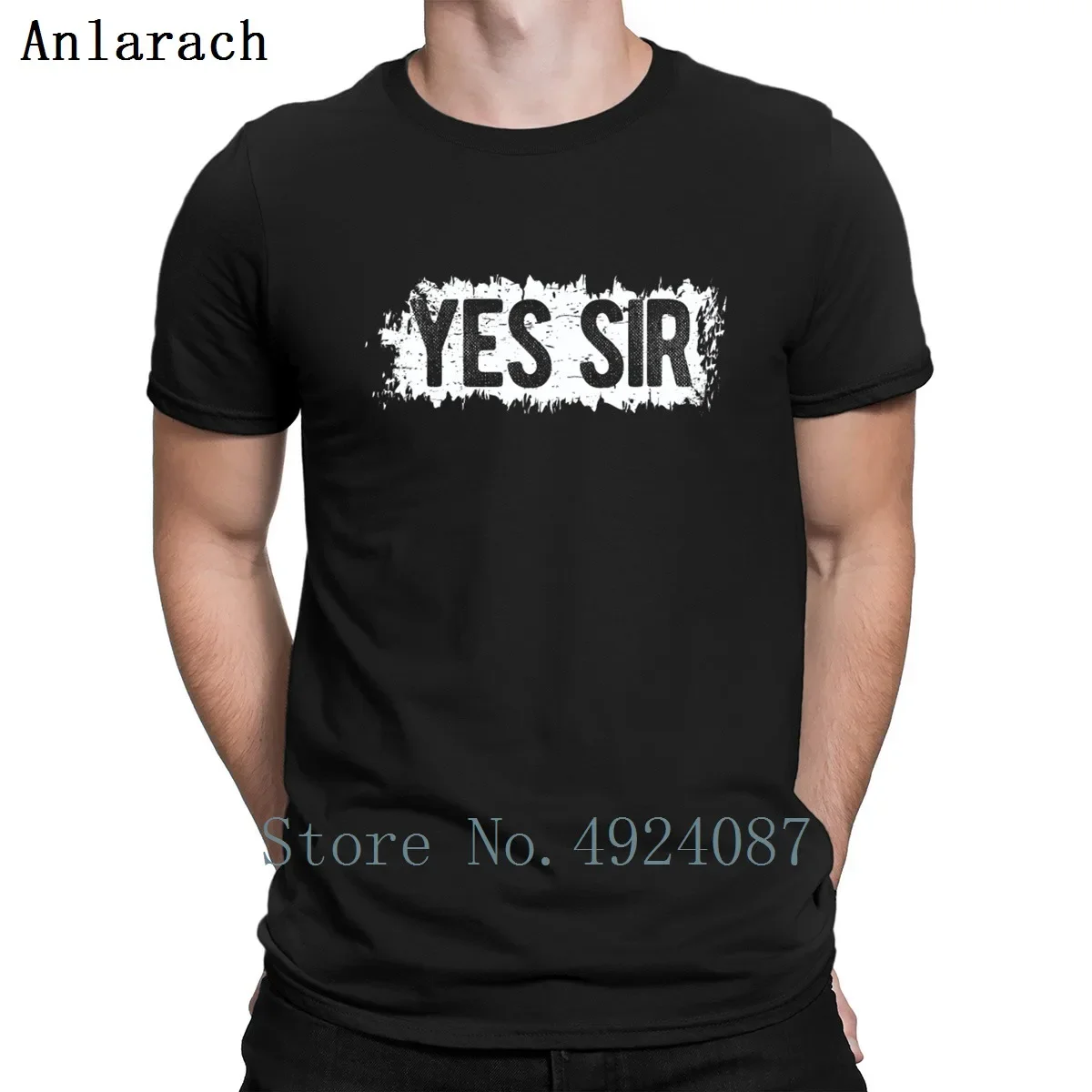 Yes Sir Bdsm Ddlg Naughty Submissive Fetish Play T Shirt Original Cotton Free Shipping Top Tee Black Shirt Knitted Summer 2019 0