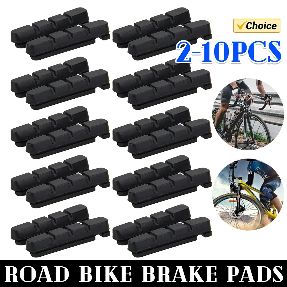 1-10Pairs Bicycle Brake Block Road Bike Brake Pads Shoes for