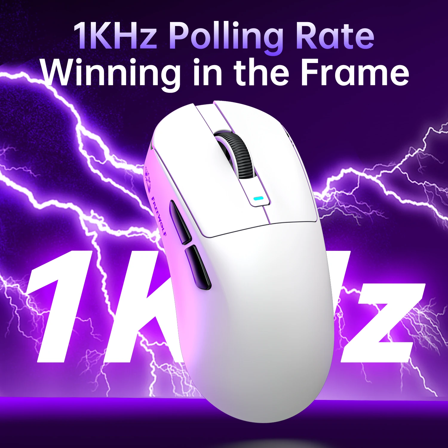 ماوس ألعاب FREEWOLF A5 اتصال لاسلكي بلوتوث PAW3311 مستشعر، 24000 ديسيبل متوحد الخواص، ماوس ألعاب من النوع الأيمن #2