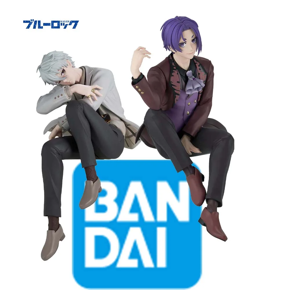 

In stock Bandai Blue Lock figure sweets flavor Seishiro Nagi Reio Mikage 14CM PVC Figure Premium Collectible Model Gift
