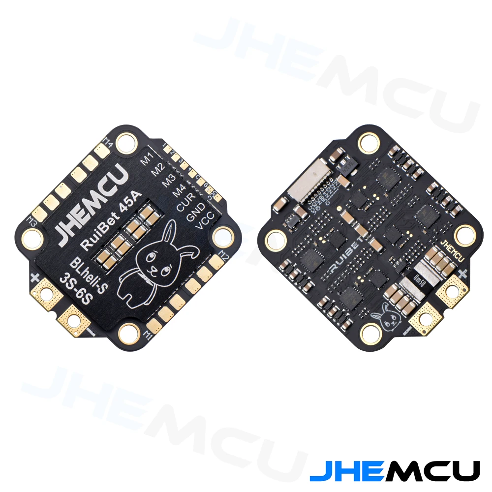 JHEMCU GF30F722-ICM V2 F7 F722 Flight Controller RuiBet 45A 55A 4-in-1 ESC Stack 3-6S 30.5x30.5mm RC FPV Freestyle Drone DIY