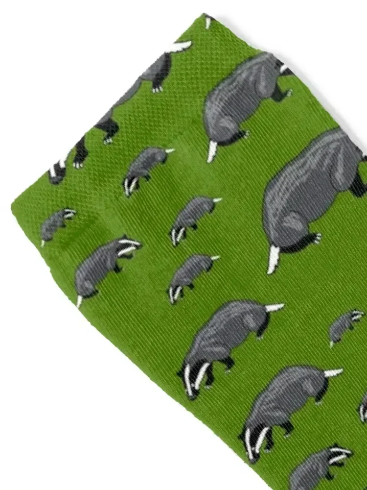 Save The Badgers Green Socks winter thermal gift Children's hip hop Socks Women's Men's