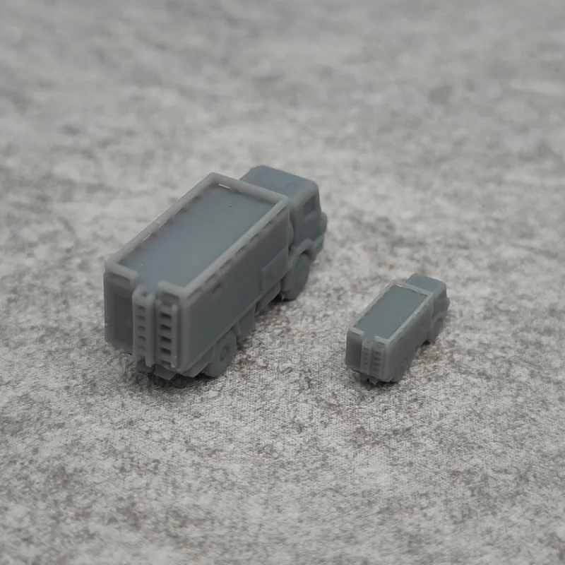 5PCS Logistics Support Communication Command Vehicle Resin  Model 1/350 Or 1/700 Tank Combat Vehicle Miniature Model TK242