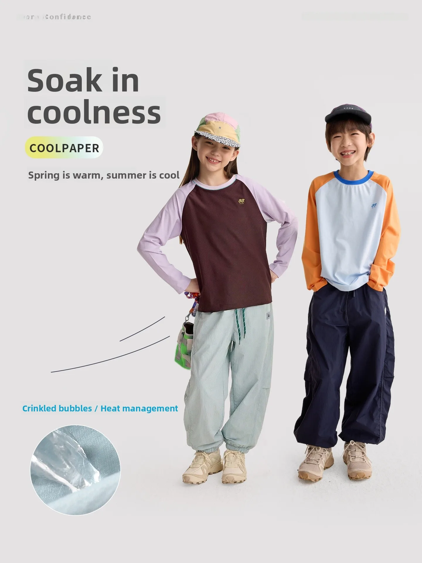 Lightweight Outdoor Children's Workwear Trousers for Boys And Girls Purrfect Diary Brand Nylon Fabric Casual Long Pants