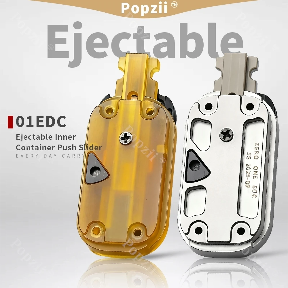 

01EDC сотовый корпус, случайный цвет, выдвижной внутренний контейнер, слайдер, механический слайдер, игрушка-непоседа, игрушки для взрослых, тревожные игрушки
