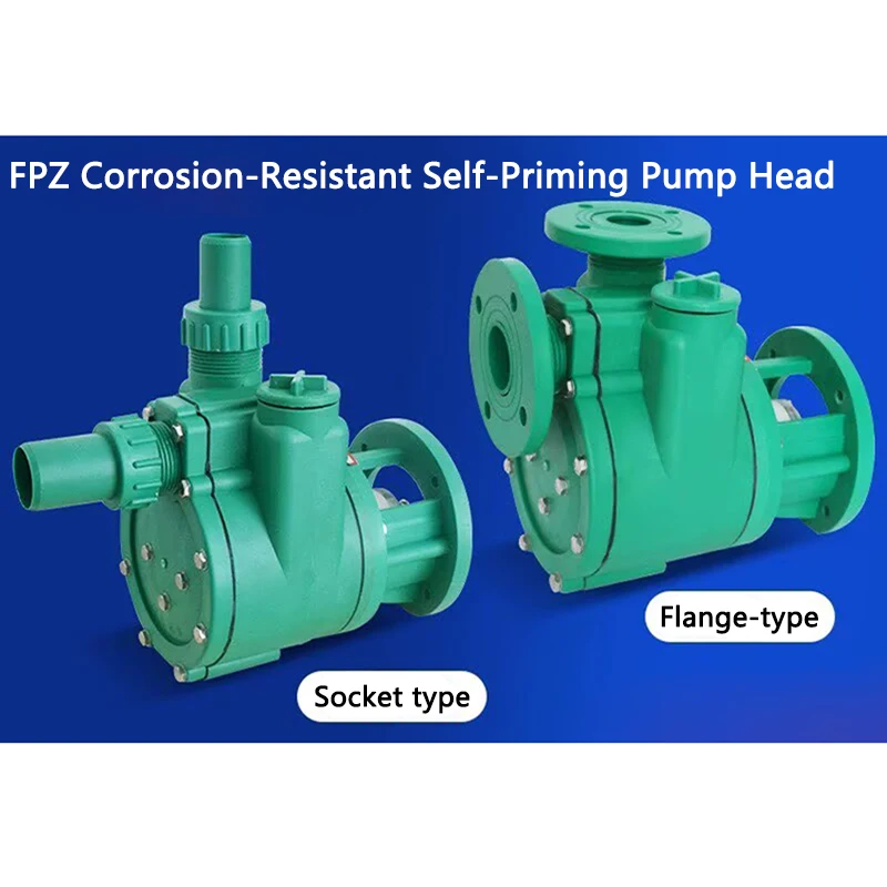 FPZ/FP Corrosion-Resistant Self-Priming Pump Head/Centrifugal Pump Head Acid and Alkali Resistant Plastic Chemical Pump Head