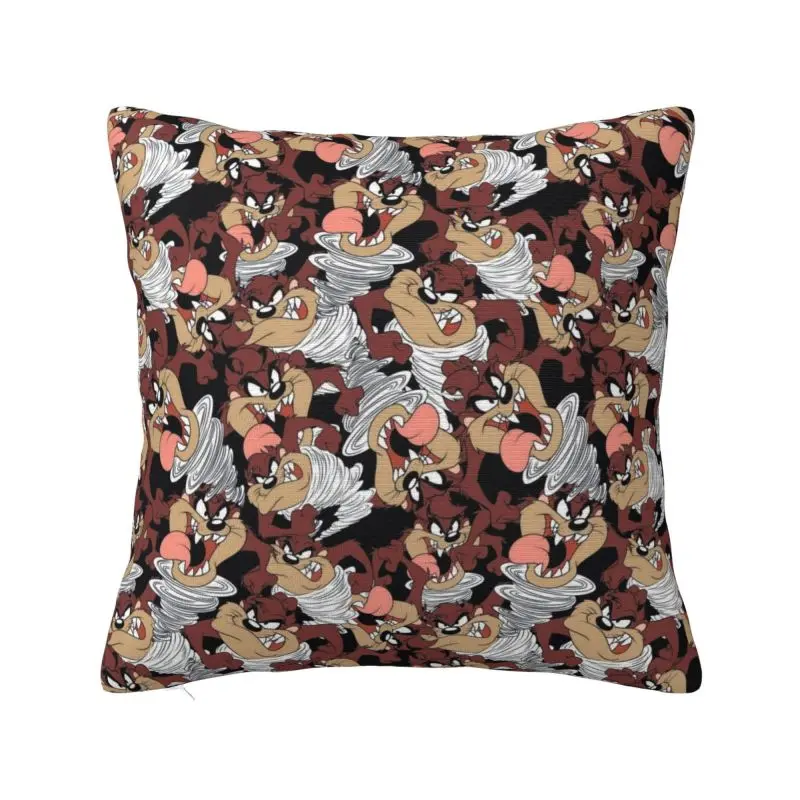 Custom Taz Tasmanians Devils Cushion Cover Sofa Home Decorative Square Pillow Case