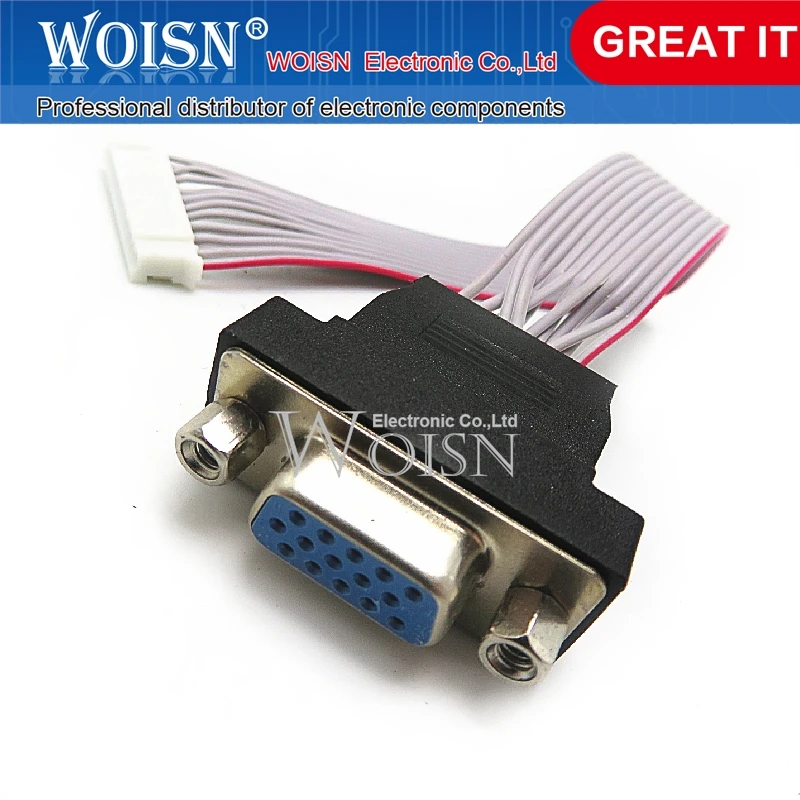 Adaptor VGA Universal kepala VGA bawaan LCD adaptor VGA papan Universal adaptor sinyal 12P