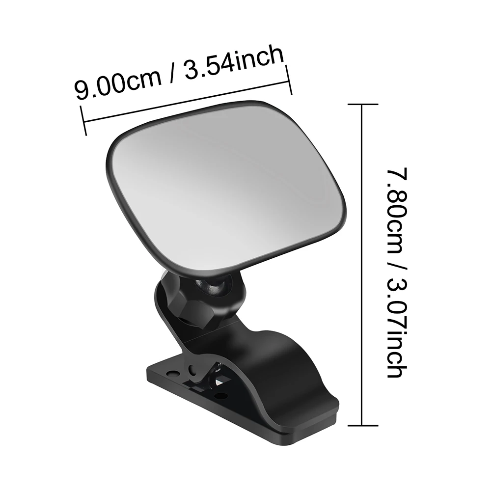 360 Rotation Car Back Seat Baby Kids View Mirror Auto Parts Adjustable Universal Mini Safety Monitor 2 in 1 Auto Ornament