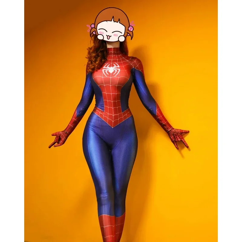 Sn88 donne ragazze PS4 gioco Spiderman supereroe costume cosplay tuta di Halloween tuta Zentai tuta per bambini adulti % # 2 @