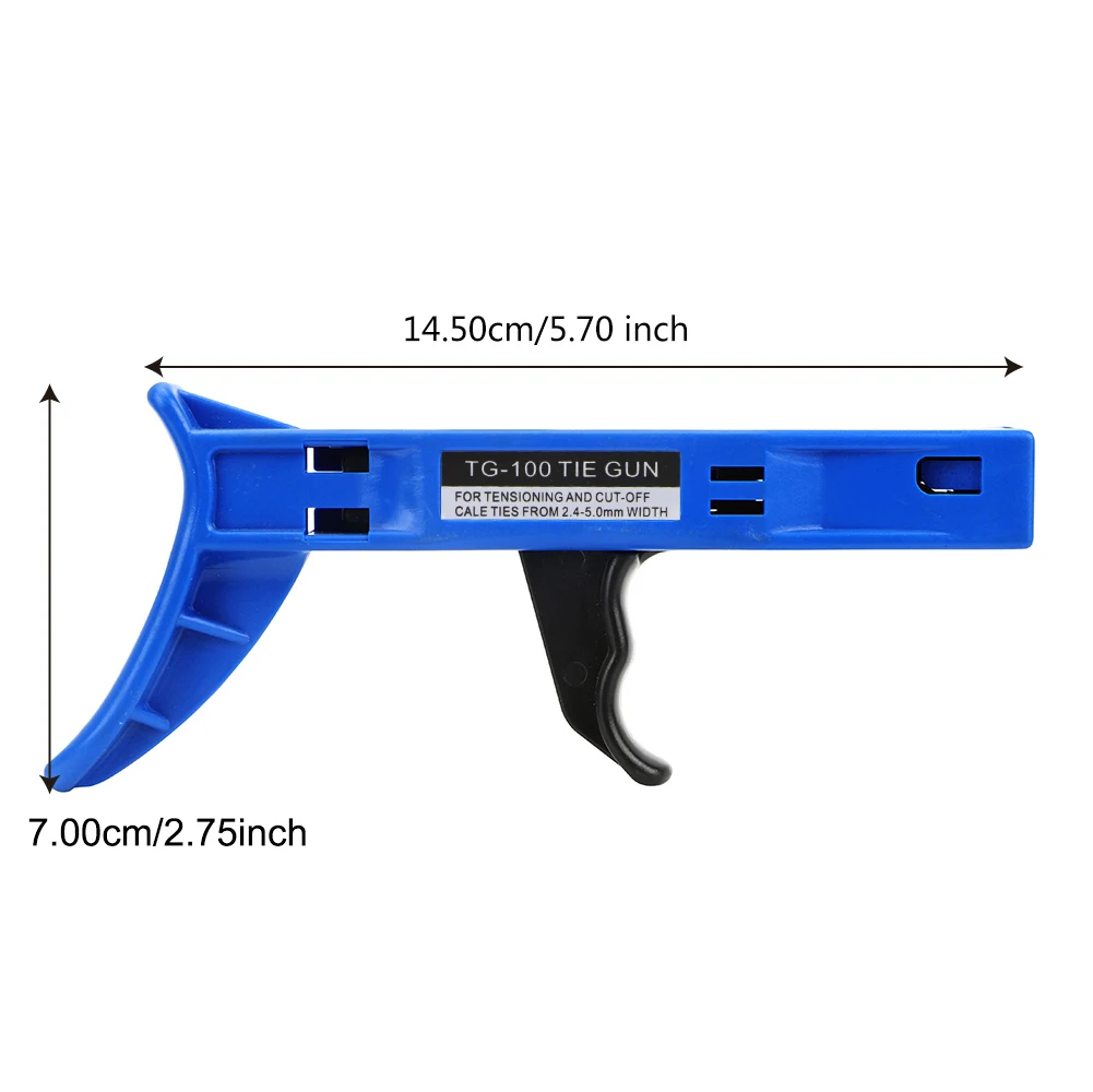 Cable Tie Gun Automatic Tensioning For Nylon Cable Tie Hand Tools TG-100 Fastening and cutting tool