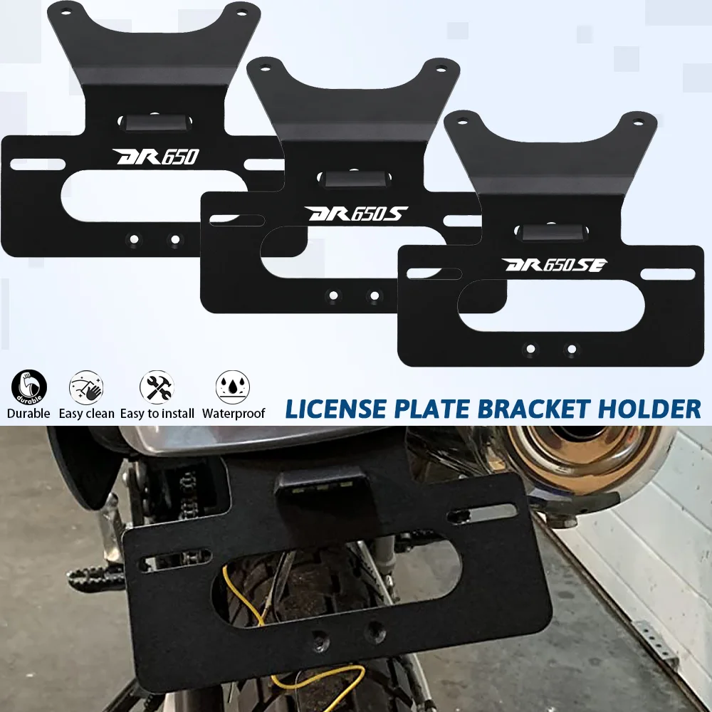 

License Plate Holder DR650SE DR650S DR650 Bracket Rear Tail Tidy Fender Eliminator For Suzuki DR 650 S SE 1996-2023 2022 2021