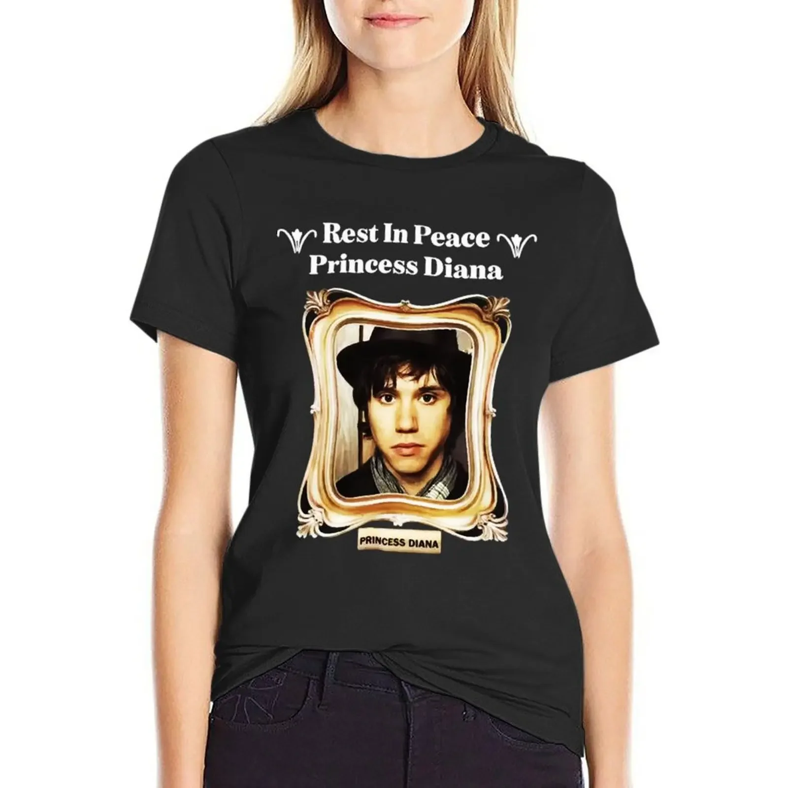 Rest In Peace Princess Diana Ryan Ross T-shirt summer clothes lady clothes Blouse tshirts for Women