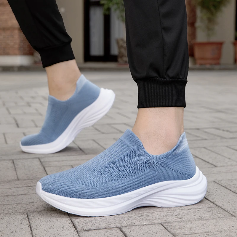 

Повседневные кроссовки, дышащие мужские лоферы без шнуровки, мужская обувь, удобная прогулочная обувь, легкие женские туфли унисекс, Zapatillas Hombre