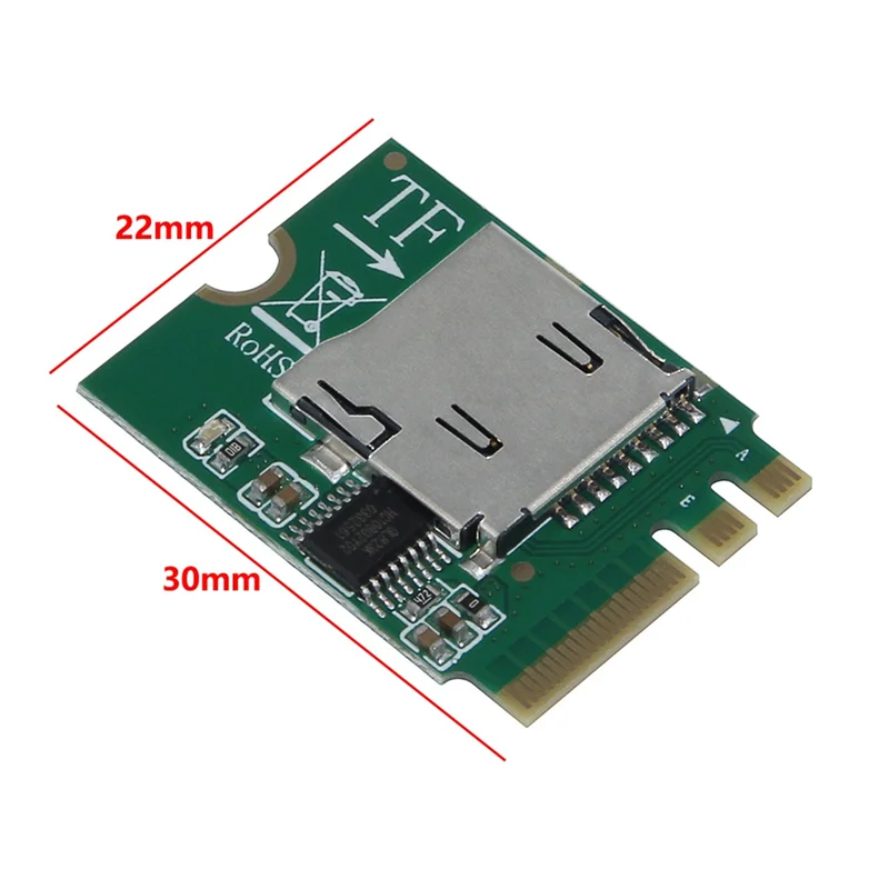 

Supports 2230 NIC M. 2 A/E KEY To Micro SD/SDHC/TF Card Reader Adapter USB3.0 For Mini PC/Laptop Industrial