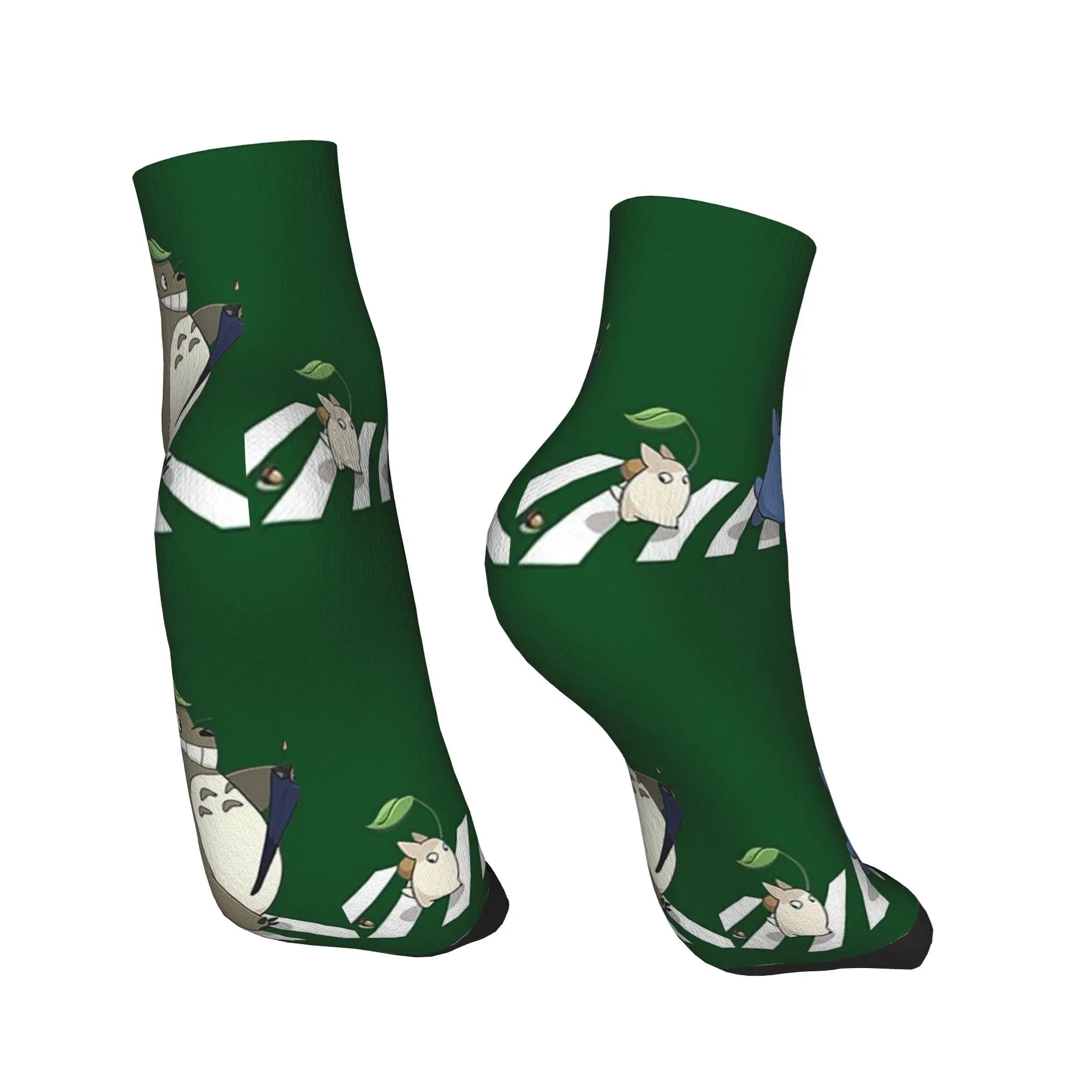 Toutes les saisons à travers le studio de rue chaussettes Ghibli sombres Harajuku chaussettes d'équipage absorbant la sueur bas de mode pour hommes femmes cadeaux