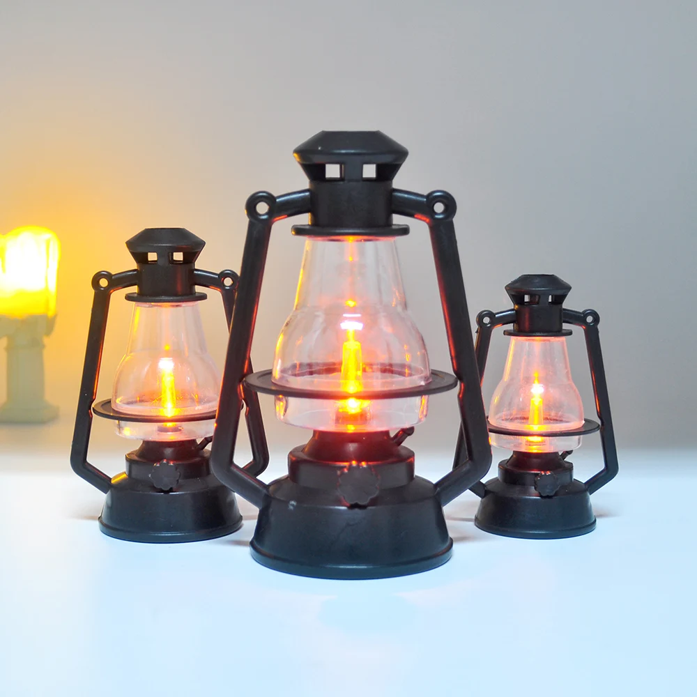 Handheld Retro Night Lamp Kerosene Baron Lantern Christmas Pendant Lamp Oil Lamp Home Decoration Party Restaurant Cafe