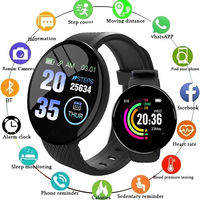 D18 Smart Watch for IOS Android Men Women Bluetooth Fitness Tracker Sports Bracelet Heart Rate Blood Pressure Kids Smartwatch