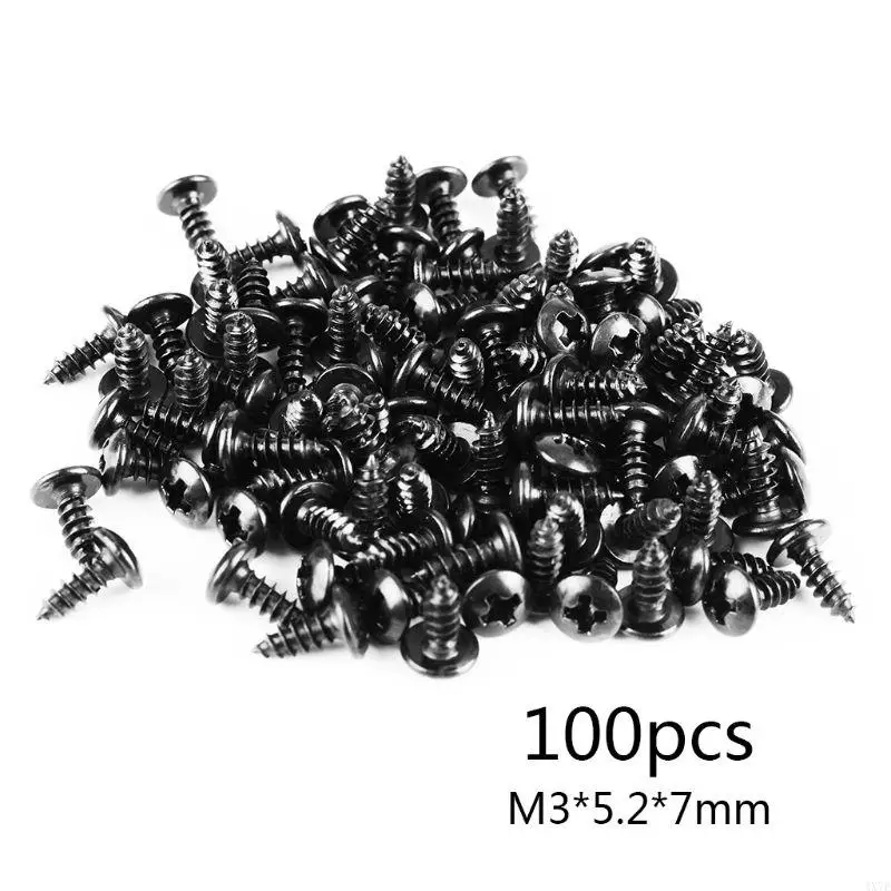 4X7E Engine Cover Undertray Arch Torx Pan Oval Head Cutting Screws Round Fasteners Torx Head Tapping Screws 100x