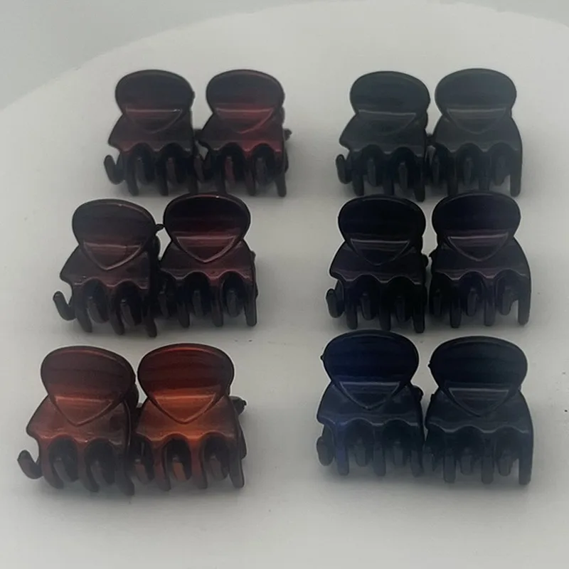 12 teile/satz süße kleine Haar Krallen clips für Mädchen Mini Haars pange Klaue Kinder Haar Krabben Dame Kinder Haarnadeln Prinzessin Haarschmuck – Detail 17