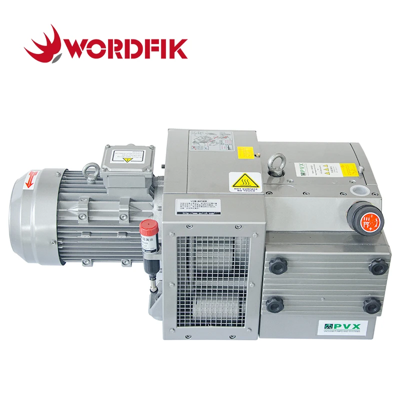

Wordfik Oil Free Dry Running Rotary Vane Vacuum Pump VD80 150mbar For Woodworking Machines Wood Presses Plastic Material Presses