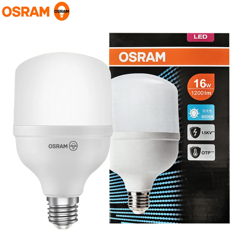 

OSRAM Ledvance LED Eco HI-Watt 16W 865 E27 220V Т-образная лампа 1200LM 6500K Белый цвет Склад Супермаркет Магазин Свет AC49694