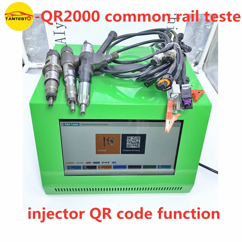 AM-QR2000 Common Rail Injector  Code Query Tester System For BOSCH DENSO DELPHI VDO, Can Automatically Generate  Power