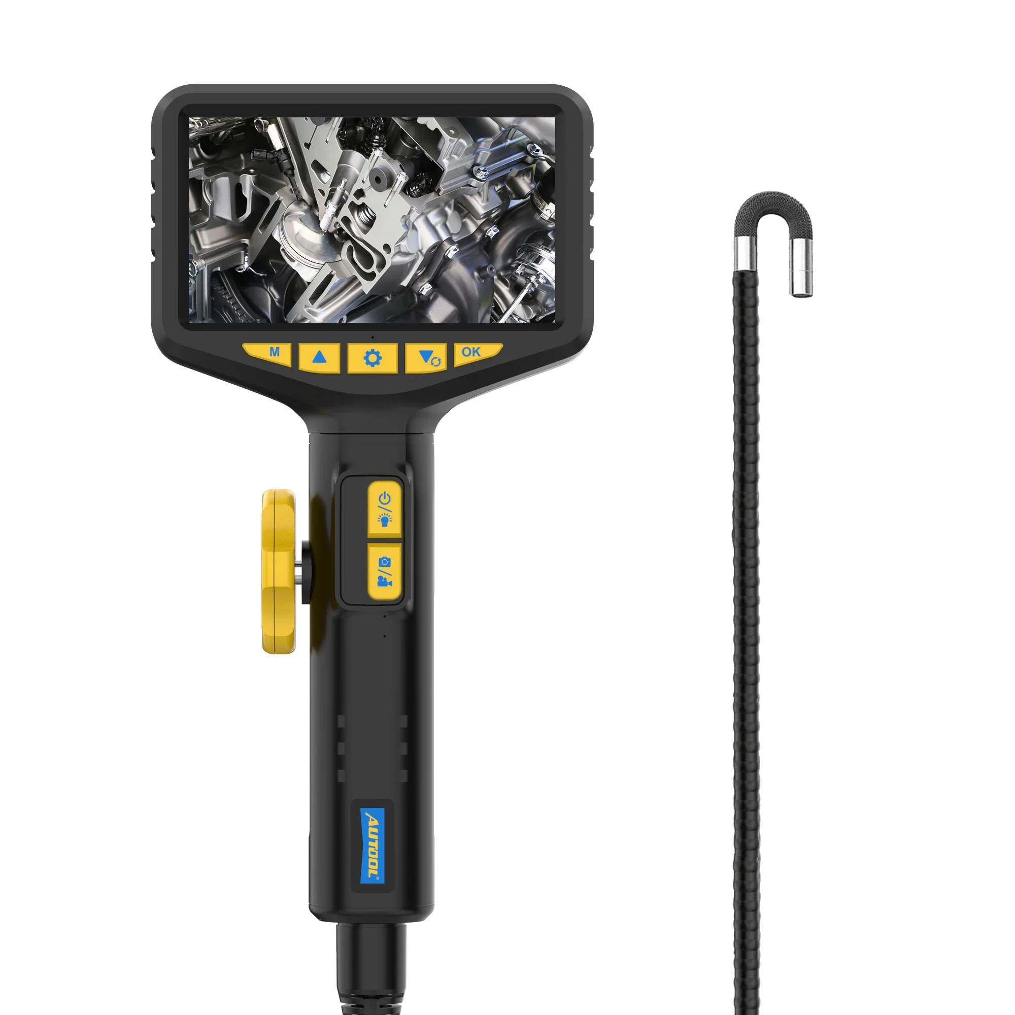 AUTOOL SVB305 endoscopio Industrial automotriz con luz 1080 HD lente de cámara de inspección de endoscopio de enfoque automático para IMG y vídeo