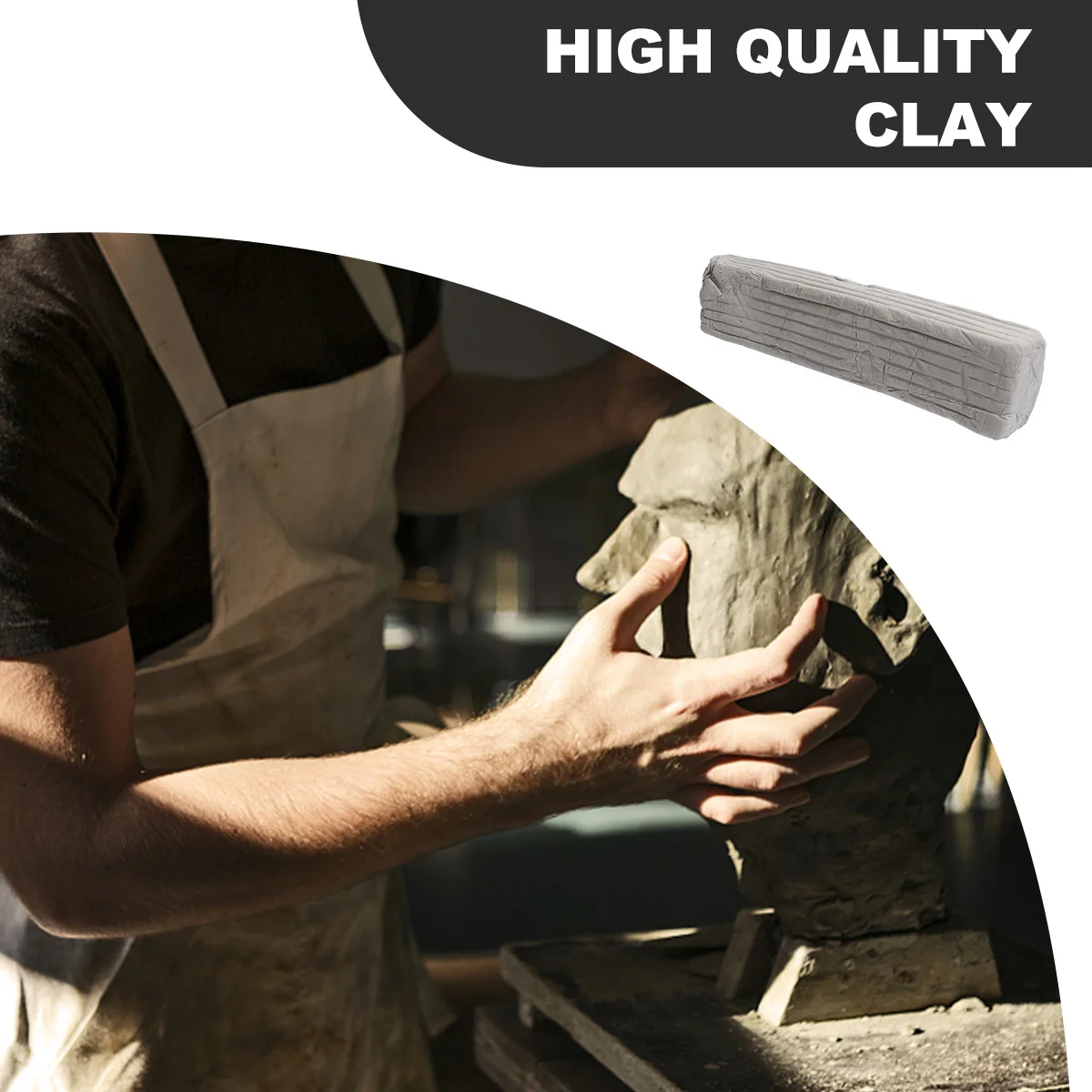 

1Pcs Air Dry Clay Soft Modeling Sculpting Material for DIY Craft Repair Plasticine Handcrafts Modeling Clay Plasticine Craft