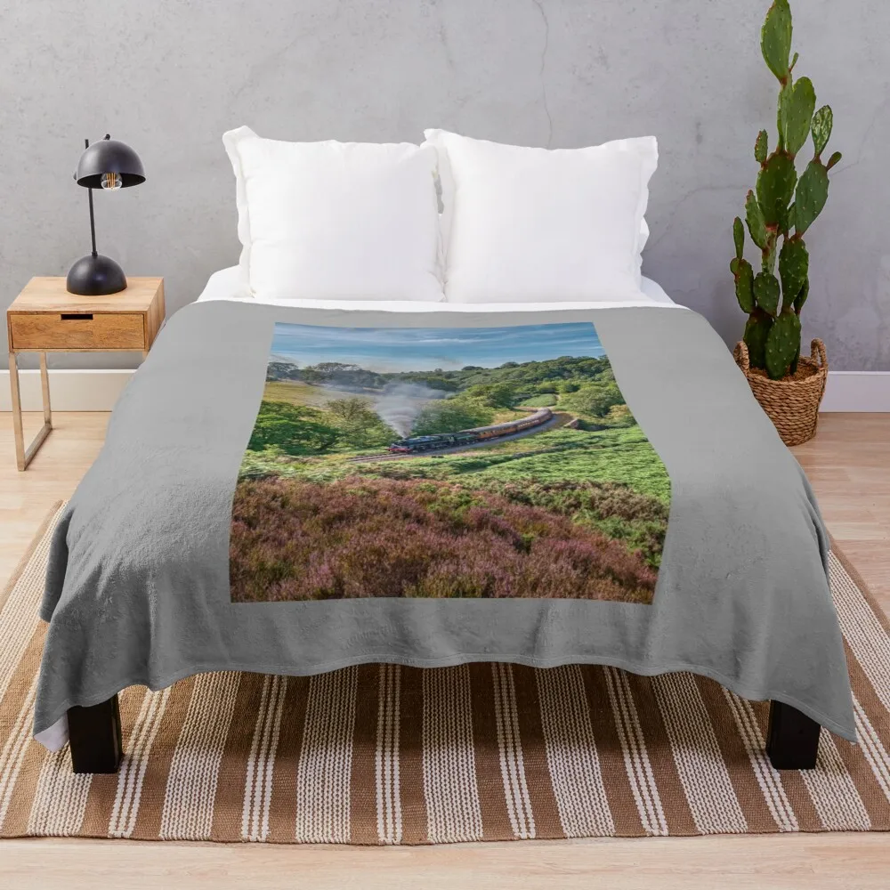 The North Yorkshire Moors Railway Throw Blanket Blankets Sofas Of Decoration Sofa Blankets