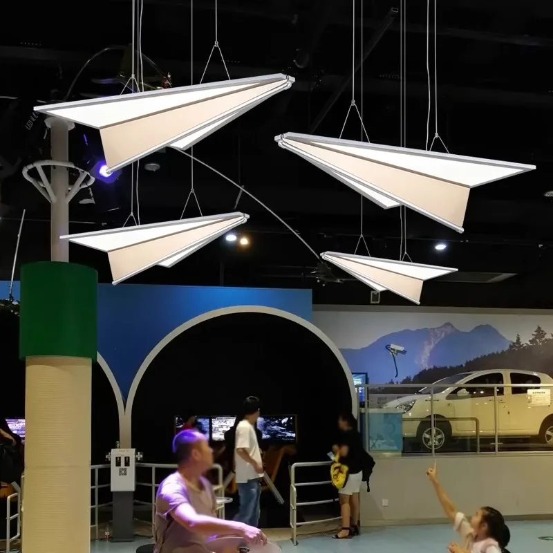 Lampadario in aereo di carta di design e-sport Internet café ufficio intrattenimento camera dei bambini