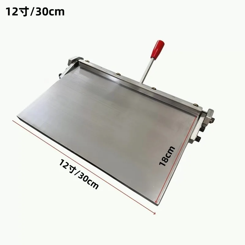 12 Inch Foot Pedal Manual Edge Folding Machine All Steel Leather Creasing Tool For Wallet Handbag Luggage Shoe Box Lining