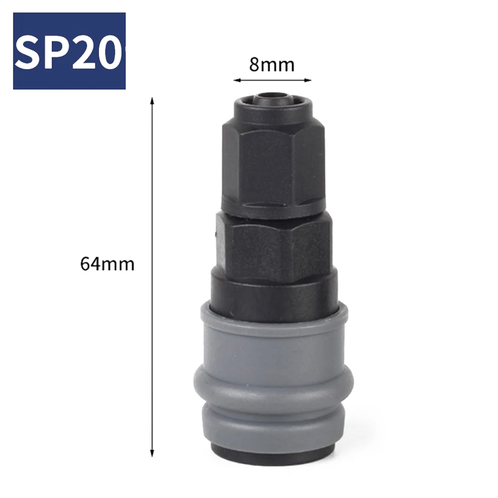Connettore pneumatico a spina rapida di tipo C autobloccante in acciaio di plastica SP 20/30/40 accessori per utensili pneumatici di alimentazione parti di utensili pneumatici