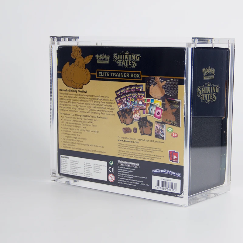 The Acrylic Box – Premium 6MM Schutzcase für Pokémon Elite Trainer Box