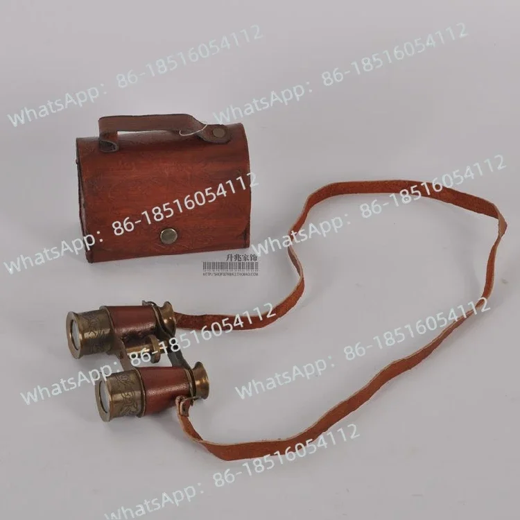 

Retro European Handheld Binoculars, Portable and Comfortable Neck Sling, Looking Glasses Decorative Ornament